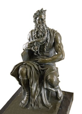 Moses Michelangelo tarafından bronz kopya heykeli