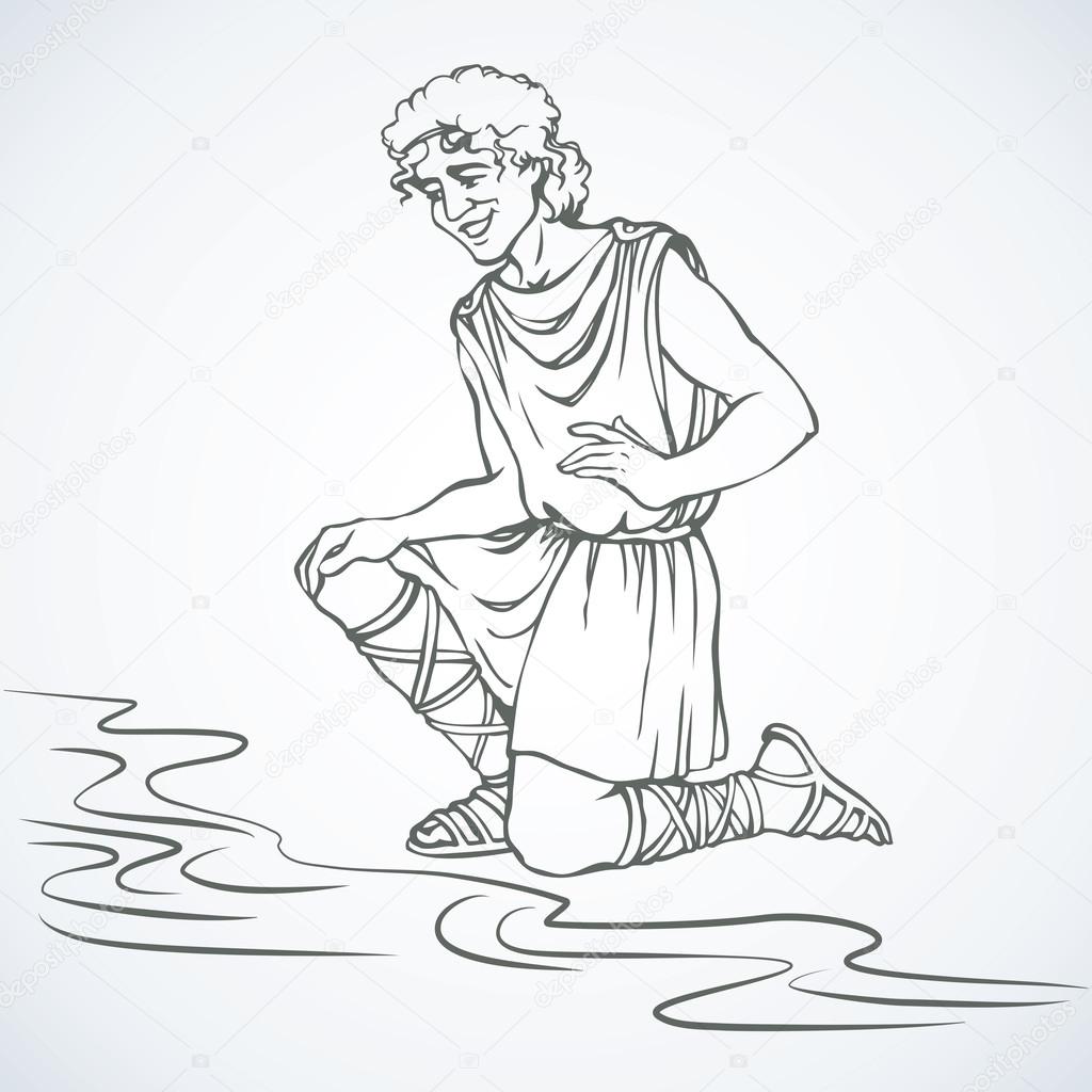 Man in ancient Greek clothes. Vector drawing Stock Vector Image by ©Marinka #83777336 Man in ancient Greek clothes. Vector drawing Stock Vector Image by ©Marinka #83777336
