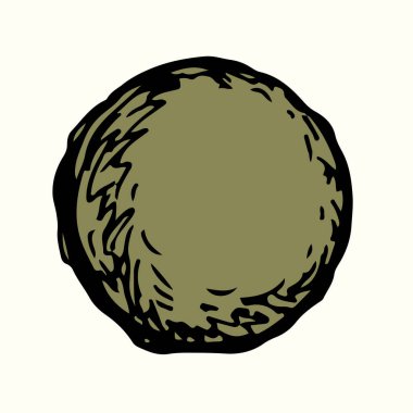 Uzaylı büyük Venüs küre güneş topu pluto gövde şekli uranüs kuşağı dünya beyaz gökyüzü çizgisi kozmo bilim kurgu kara el çizimi Mars 'ın Jüpiter logo sanat retro doodle çizgi roman tarzı