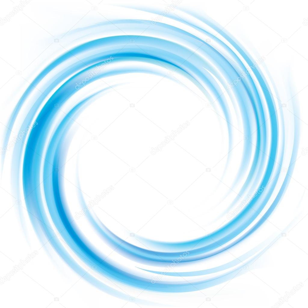 Vector background of blue swirling water texture