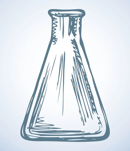 Icono del frasco sobre fondo blanco. Ilustración vectorial — Vector de stock