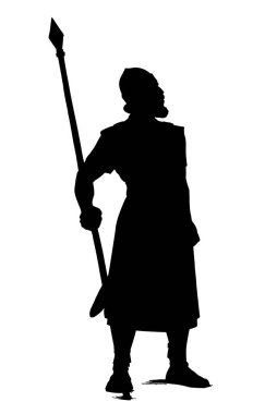 Pers asrını geçtiğimizde kraliyet Yahudi kralı David tanrı kahraman beyaz gökyüzünü izole etti. Siyah çizgili mürekkep kalem el Doğu Asya 'da çizilmiş Yahudi zırhı kostüm giysi giysi, İsrail Haçlı Seferi kuvveti Avrupa' da şiddetli kült zafer retro sanatı