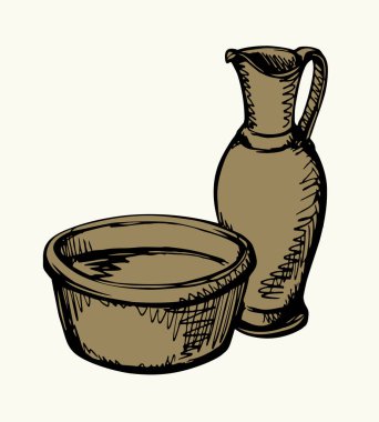 Kapalı kapılar ardında siyah kalem çizilmiş sanat tabelası retro çağ güzelliği kutsal yahudi kız köle sıcak, ıslak sürahiyi seviyor. Dişi insan çocuk, yaşlı kilise erkeği, kutsal paskalya tanrıya hizmet eden rahip derisi kavramsal metin alanı.