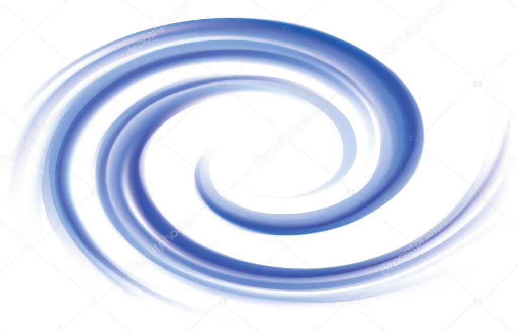 Vector background of cobalt swirling water texture