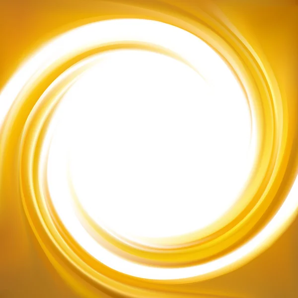 Vettore turbinante sfondo vivido colore giallo — Vettoriale Stock