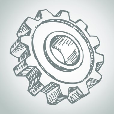 Dişli kroki simgesini