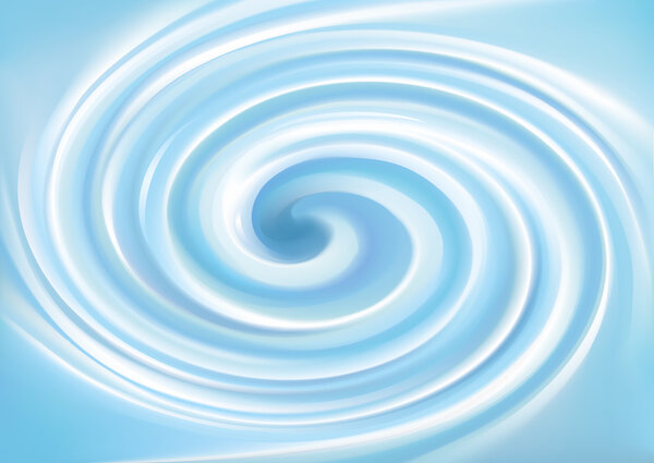 Vector background of blue swirling water texture