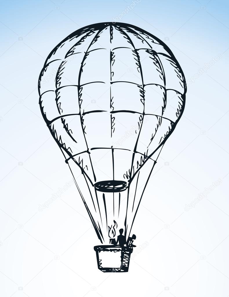 Balloon. Vector drawing