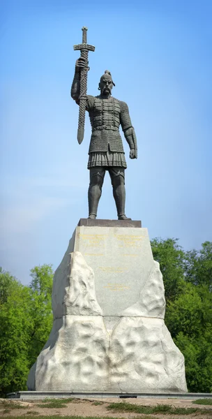 Denkmal für Swjatoslaw in saporizhzhya — Stockfoto