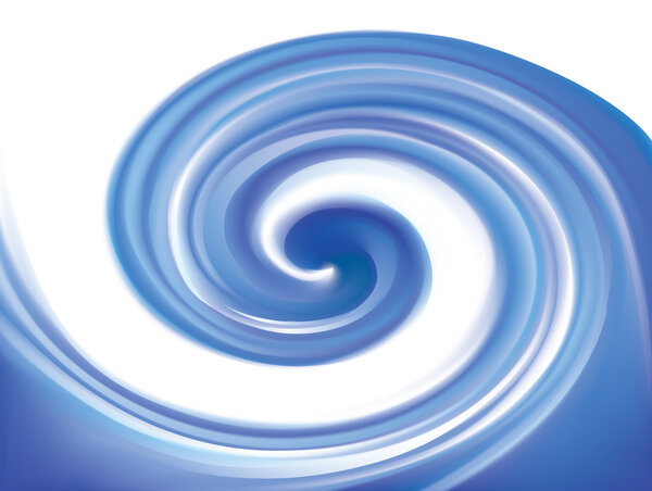 Vector background of cobalt swirling water texture 
