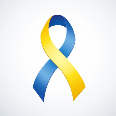 Dünya AIDS sembolü insanlar Down sendromlu