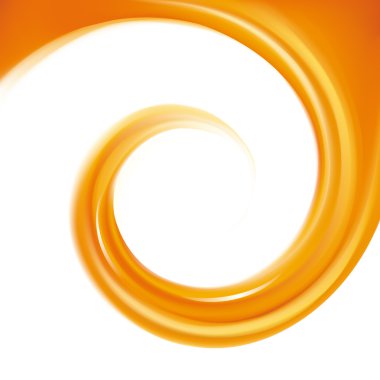 Vektör arka plan. Çerçeve curl sıvı yüzeyinin