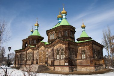 karakol içinde Rus Ortodoks kutsal trinity Katedrali