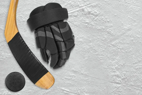 Hockey accessoires ijs — Stockfoto