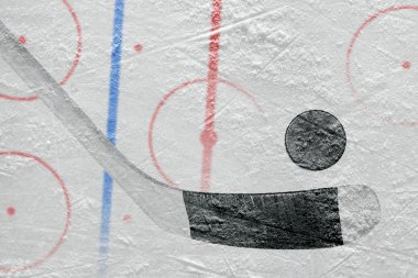 Hokey diski ve sopa