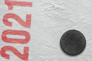 Kavramsal spor geçmişi ve aksesuar yakın plan, hokey sezonu