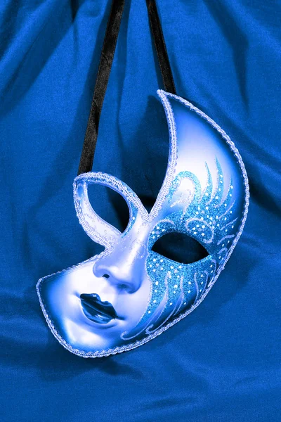 Modrá maska — Stock fotografie
