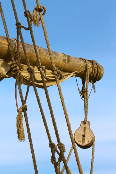 Old ship rigging — Stock Photo, Image