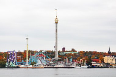 Eğlence Parkı (Grona lund) Stockholm, İsveç