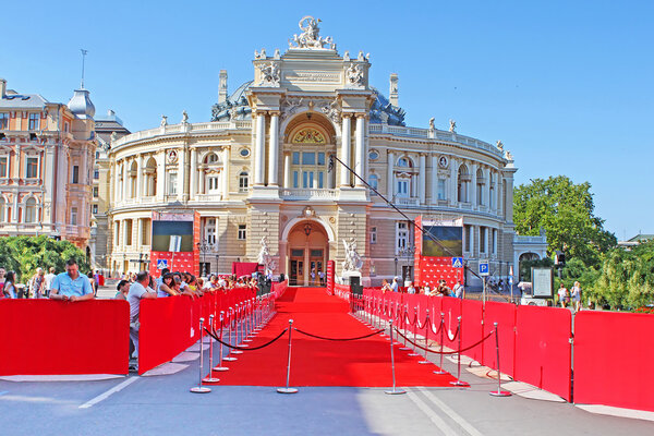 Closing ceremony of Odessa International Film Festival in Odessa, Ukraine