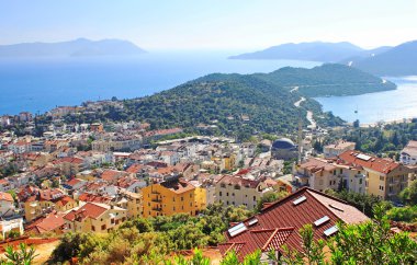 Harbour City kaş (Kash) Türkiye ve Yunan Kastelorizo Island