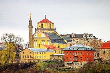 Aziz Peter ve Paul Kamianets-Podilskyi City (Ukrayna) Katedrali 1580, bir taş, Ukrayna inşa edildi