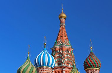 St. Basils Katedrali Kızıl Meydan, Moskova, Rusya Tarih kubbeler