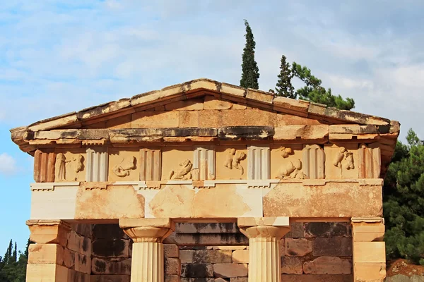 Üst antik kentin Delphi, Yunanistan — Stok fotoğraf