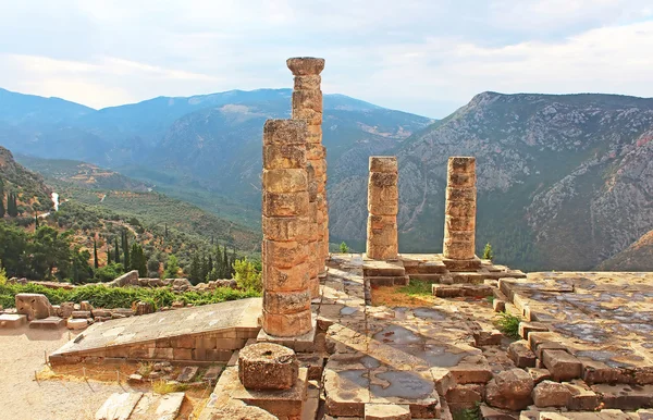 Świątynia Apolla w Delphi, Grecja — Zdjęcie stockowe