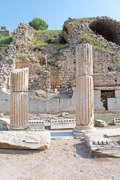 Ruinen in Ephesus, Türkei — Stockfoto