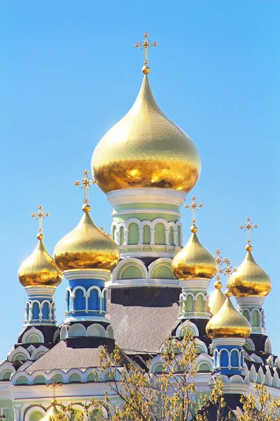 Cattedrale di San Nicola nel Monastero di Pokrovsky a Kiev, Ucraina — Foto Stock