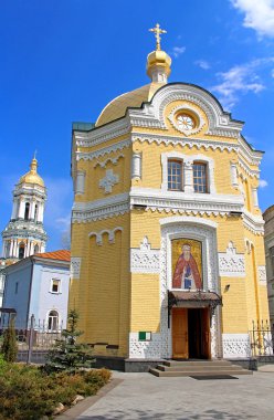 Radonezhsky, Kiev-Pechersk Lavra, Kiev, Ukrayna'nın St Sergius Tapınağı