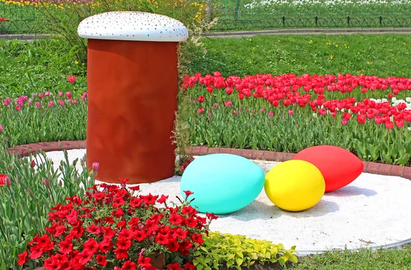Щорічна виставка традиційних квітів «Великдень», Київ, Україна — стокове фото