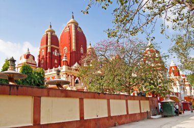 Kimliği belirsiz Laxminarayan Temple yakınındaki kişidir bir tapınak Delhi, Hindistan