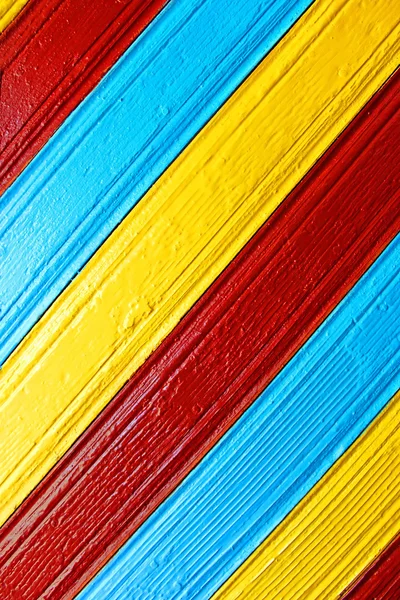 Tablones multicolores de madera pintados —  Fotos de Stock