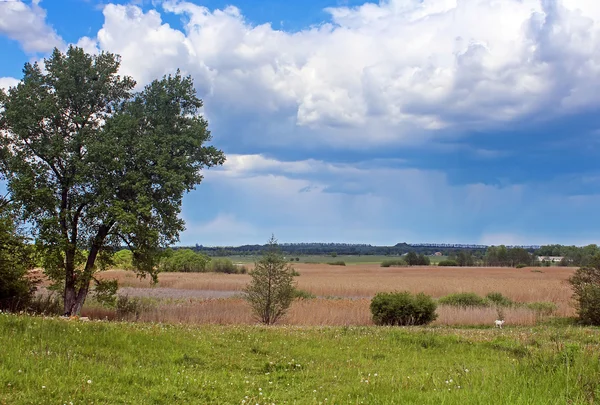 Countryside near the river Southern Buh, Vinnytsia region, Ukrai — Stock Photo, Image