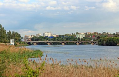 Görünüm Köprü Nehri Güney Buh Vinnitsa, Ukrayna