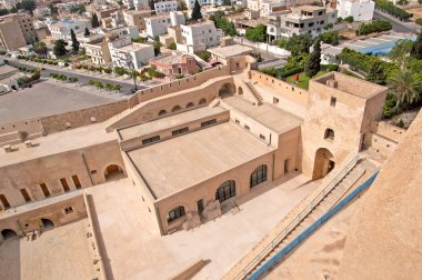Mediaval kale içinde bu arkeolojik Müzesi, Sousse, Tunus günümüzde hizmet vermektedir