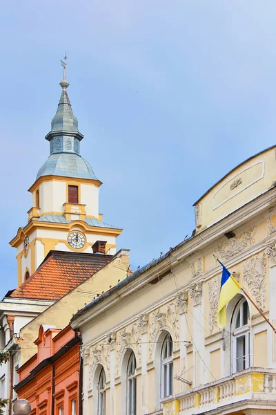 Iglesia Reformada Edificios Antiguos Berehove Zakarpattia Ucrania —  Fotos de Stock