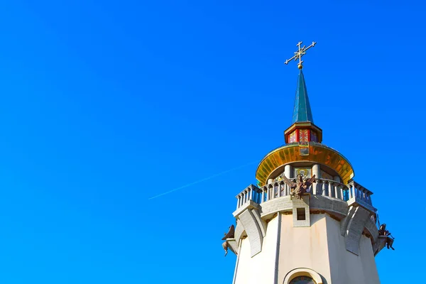 Glockenturm Des Heiligen Daniel Christlich Orthodoxen Tempelkomplex Des Heiligen Eugen — Stockfoto