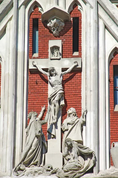 Parte Igreja Católica Romana São Nicolau Kiev Ucrânia — Fotografia de Stock