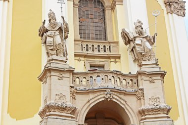 ön kısmını st. george's Katedrali, Barok Rokoko Katedrali kentin Lviv, Ukrayna