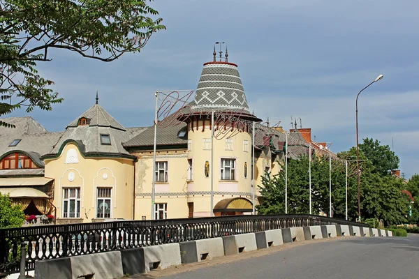 Biulding de ex casino en Berehove, Zakarpattia, Ucrania — Foto de Stock