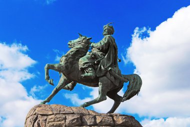 Hetman bogdan khmelnitsky heykeli Kiev, Ukrayna