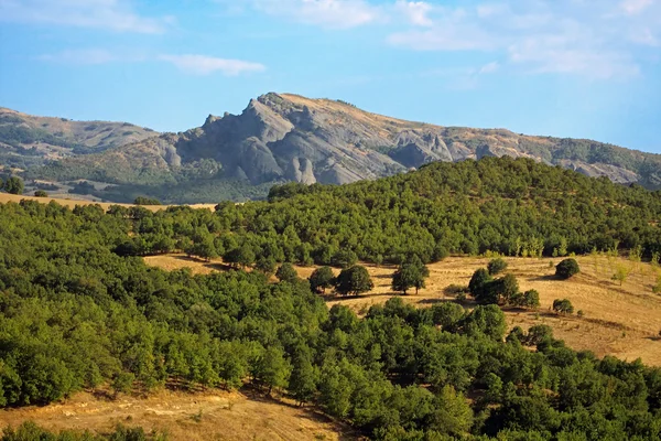 Campi coltivati e frutteti, Grecia — Foto Stock