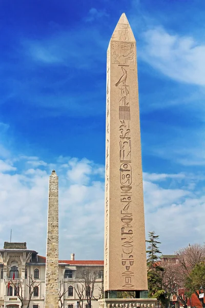 Obelisk at hippodrome in Istanbul, Turkey — Stock Photo, Image