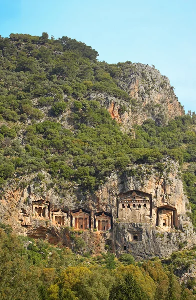 Dalyan graven, Turkije — Stockfoto