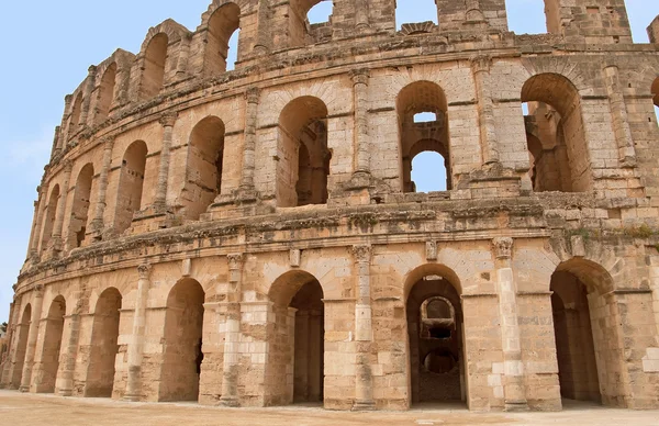 Koloseum El jem, Tunisko — Stock fotografie