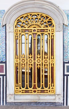 pencere Topkapı palace, Istanbul, Türkiye