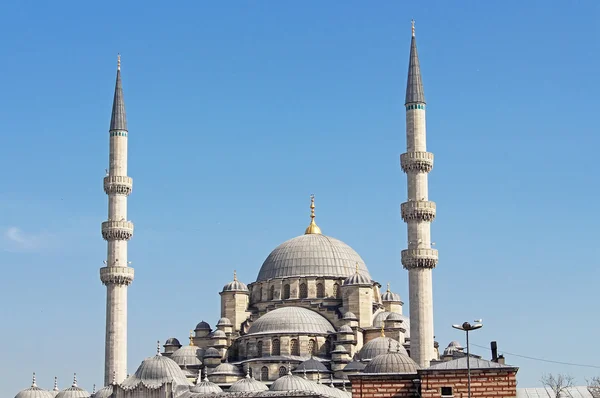 ISTANBUL, TURKEY - MARCH 3, 2013: View of the New Mosque (Yeni Cami) in Istanbul, Turkey — Stock Photo, Image